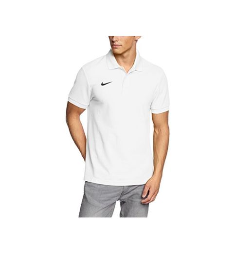 Nike Poloshirt TS Core Polo de Golf, Hombre, Blanco/Negro