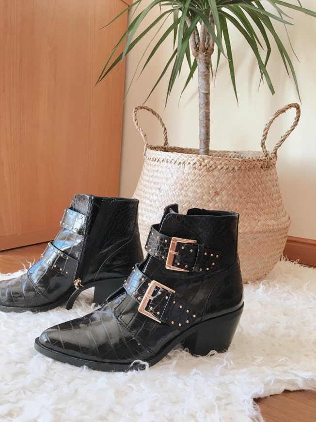 Moda Botas Pretas Stradivarius 