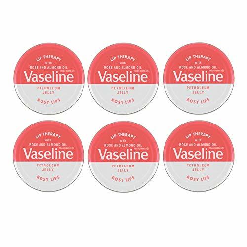 Belleza Vaseline Vaselina Lip Balm terapia Petróleo Jelly 20G - Paquete de 6