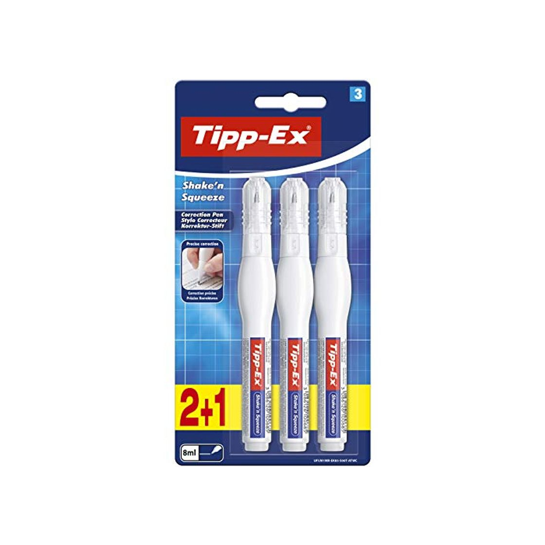 Social BIC Tipp-Ex Shake`n Squeeze - Pack de 2