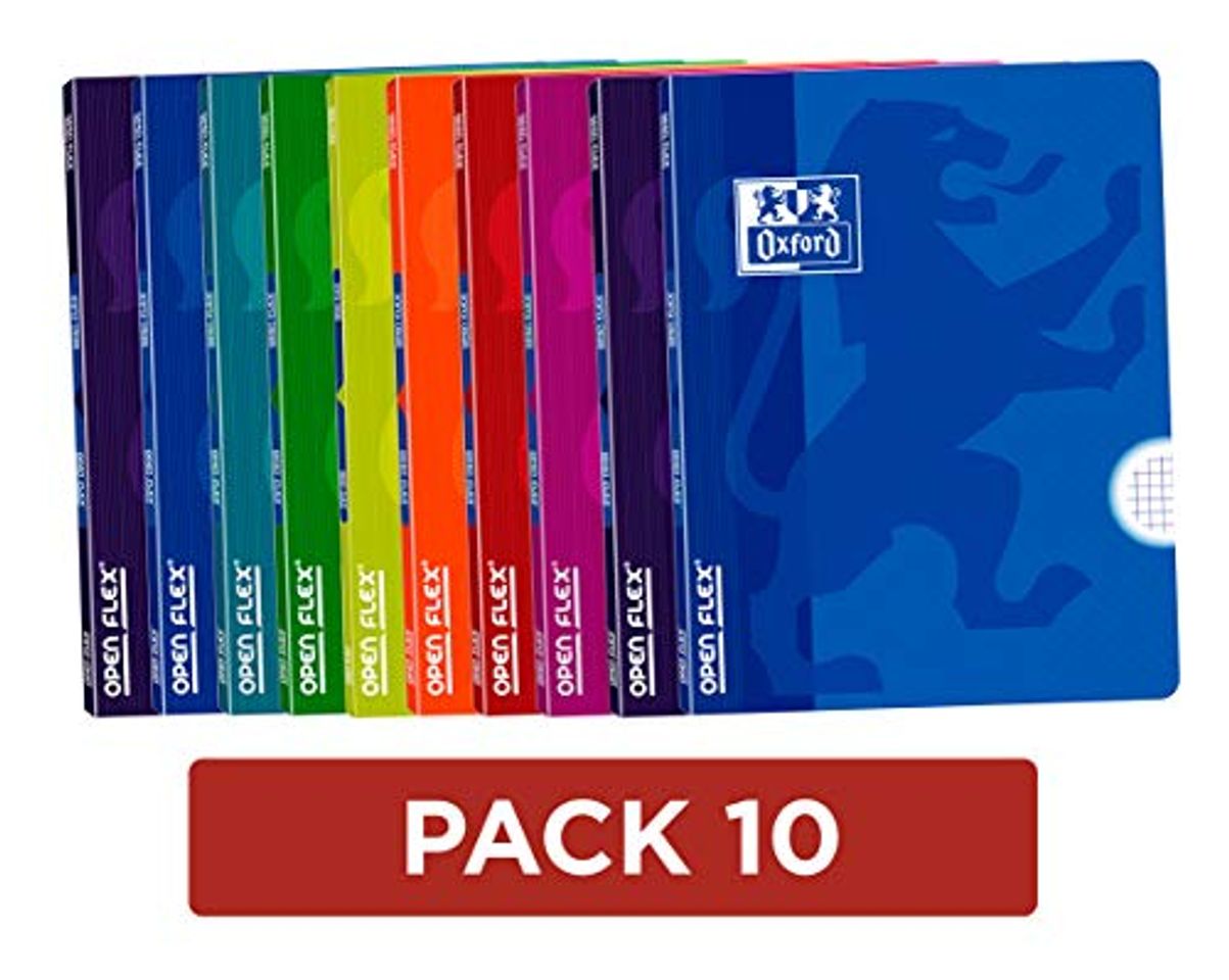 Social Oxford Openflex 400026393 - Pack de 10 libretas grapadas de tapa blanda