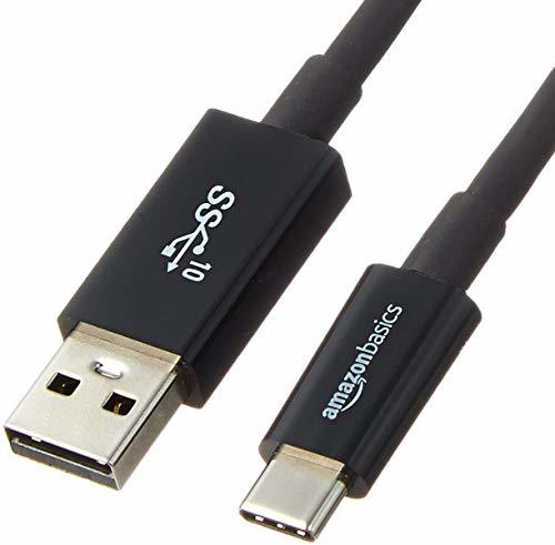 Electrónica AmazonBasics - Cable USB tipo C a USB A 3.1 macho de