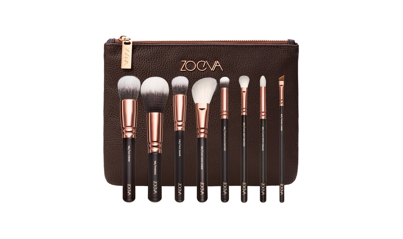 Social Zoeva Rose Gold Brush Set 