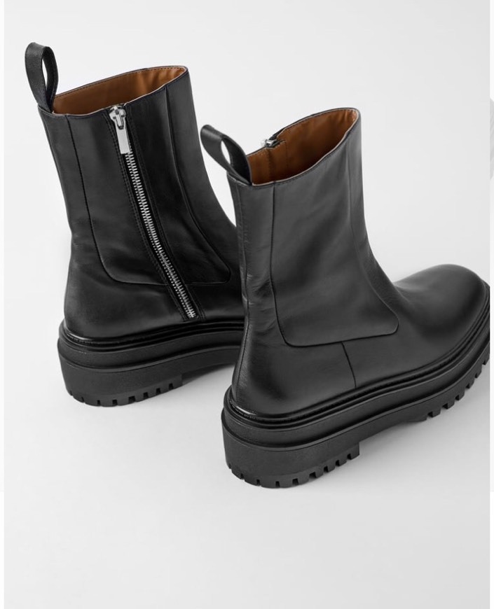 Social ZARA- Botins rasos Sola Track
