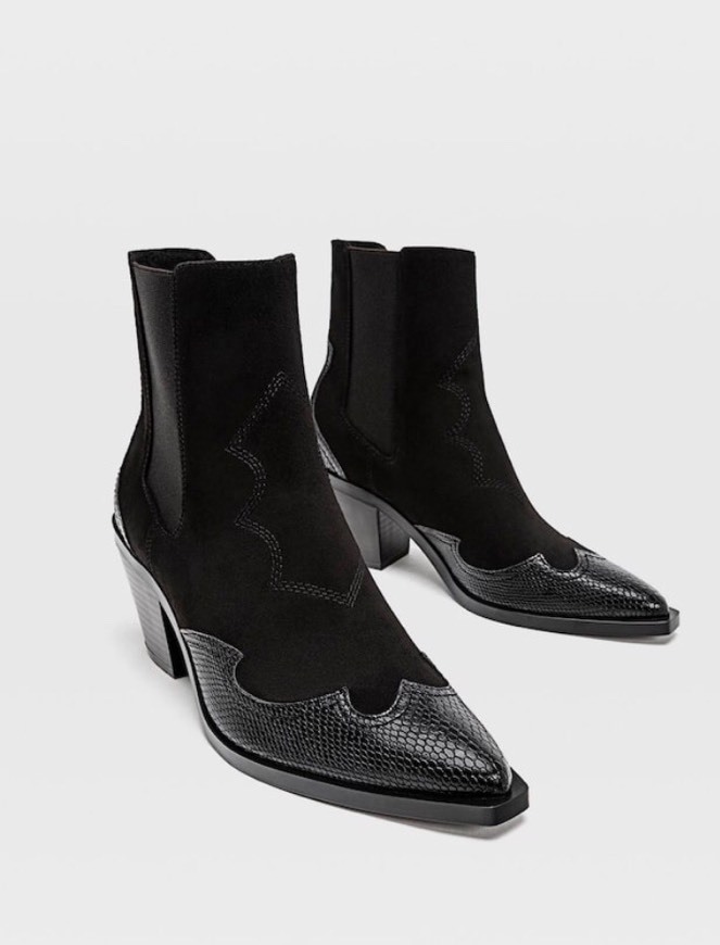Social STRADIVARIUS- Botas cowboy