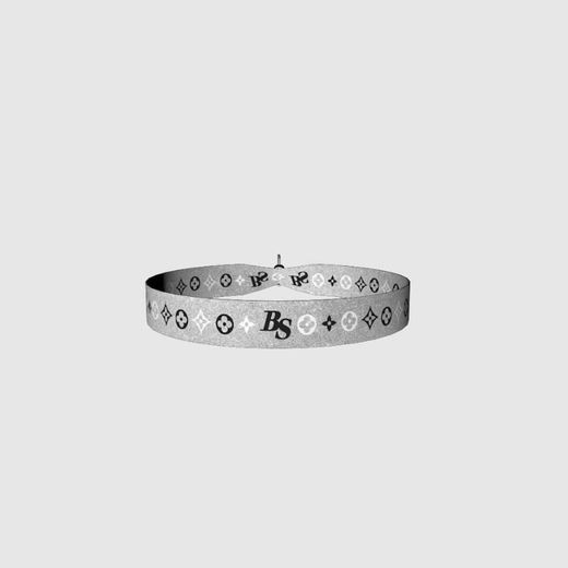 Monogram Silver Wristband