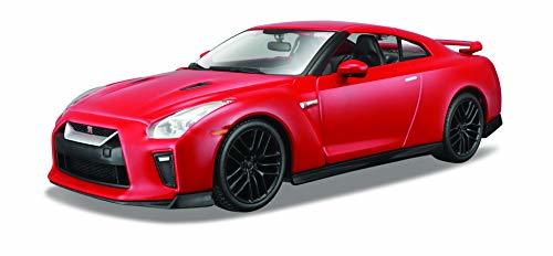 Social Bburago B18-21082 Nissan GT-R 2017" Diecast Kit de Modelo, Escala 1
