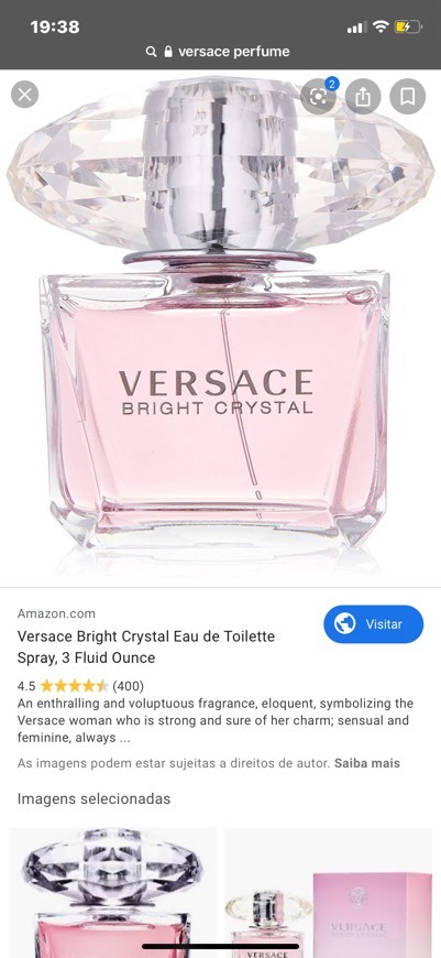 Versace bright crystal perfume 
