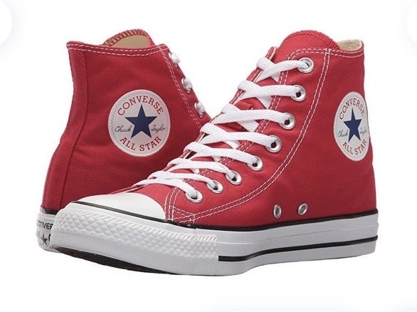 Fashion All Star Chuck Taylor vermelhos