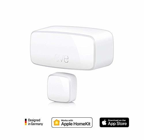 Home Eve Door & Window - Sensor inalámbrico de contacto, Bluetooth Low Energy,