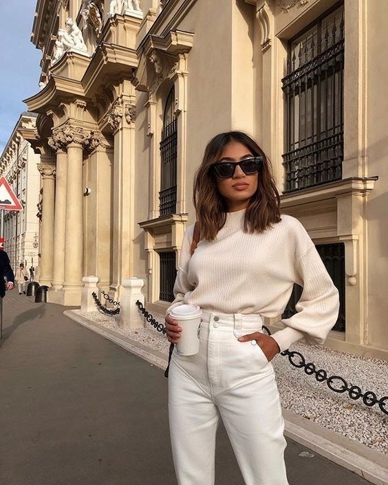 Social Tons  de branco 