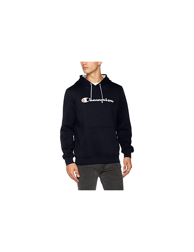 Fashion Champion Hooded Sweatshirt-Institutionals Sudadera con Capucha, Azul