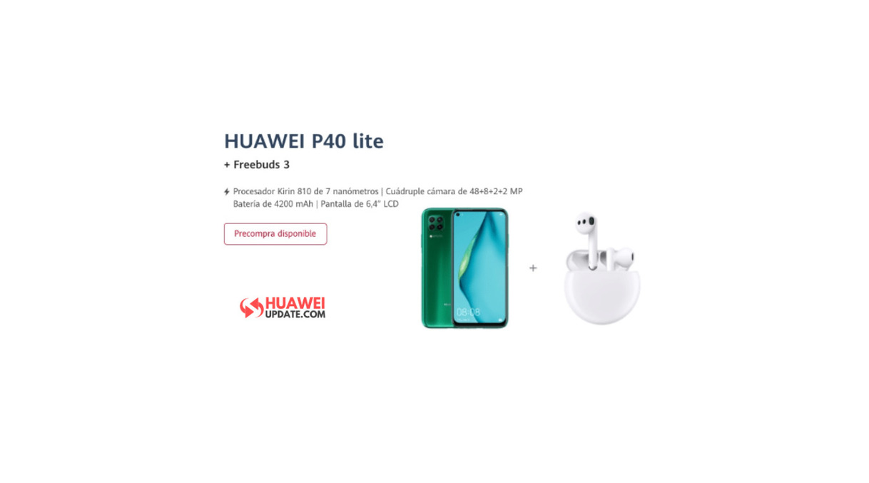 Producto Huawei P40 Lite