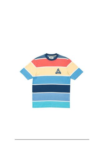 Palace wide one t-shirt blue