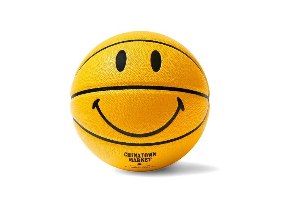 Product Chinatown Market Smiley Basketball Yellow