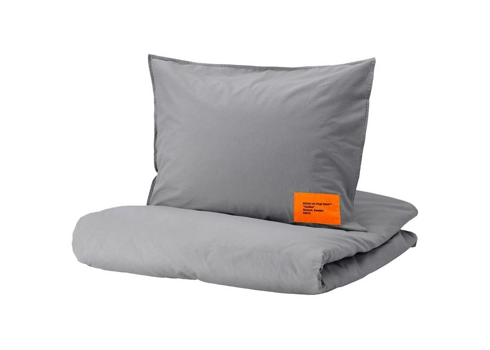 Producto Virgil Abloh x IKEA MARKERAD US Duvet Cover and 2 Pillowcase