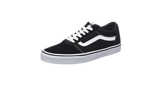 Vans Ward Canvas, Zapatillas Hombre, Negro