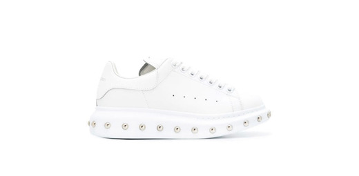 Oversized studded sneakers