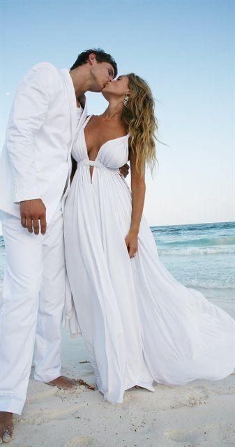 Moda Casual Beach Wedding Dresses To Stay Cool