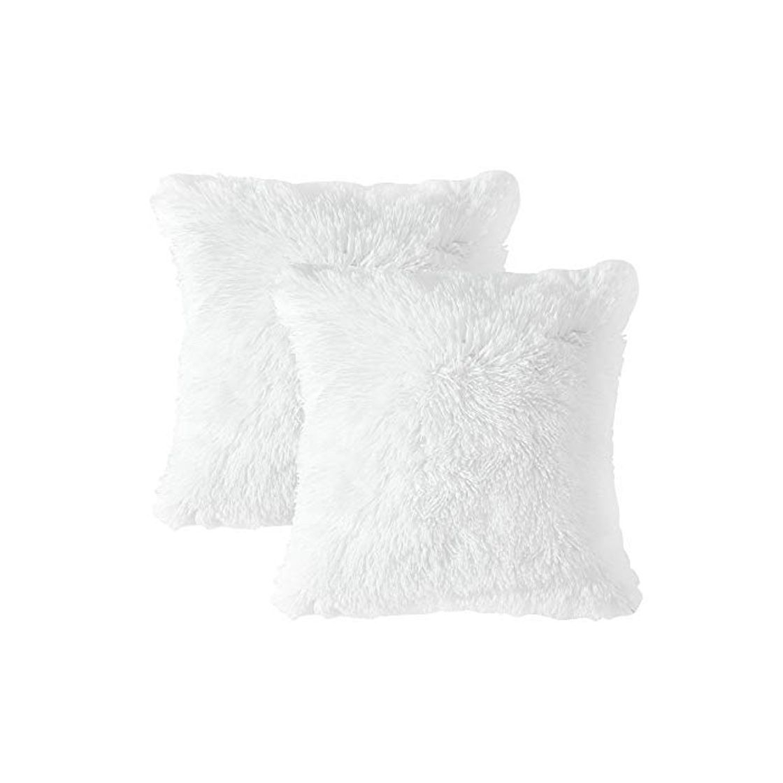 Product MIULEE Juego de 2 Cojines Protectores Faux Fur Throw Funda de cojín