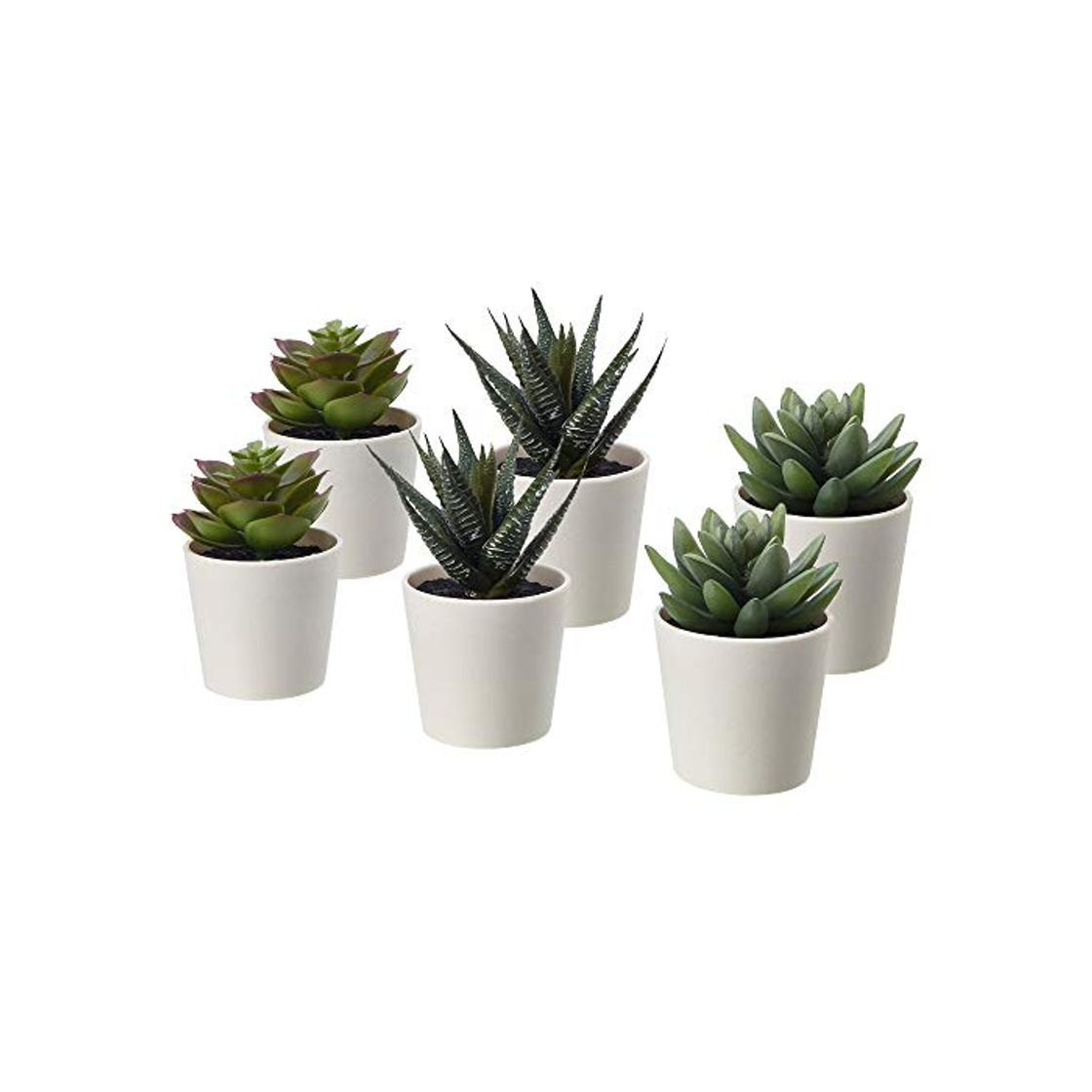 Elemento de la categoría hogar Ikea FEJKA - Juego de 6 Plantas suculentas Artificiales