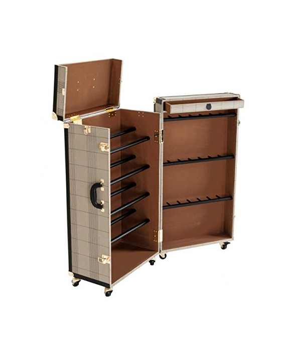 Categoría de hogar Casa Padrino Luxury Shoe Cabinet in Vintage Suitcase Design