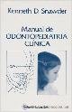 Book Manual de odontopediatria clinica