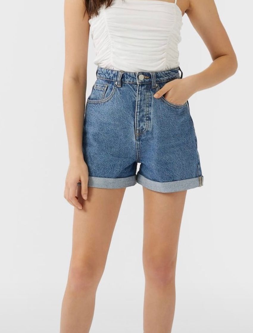 Calções mom fit 