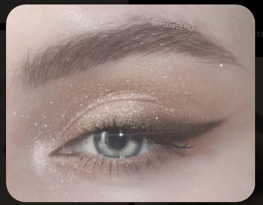 Glitter look  