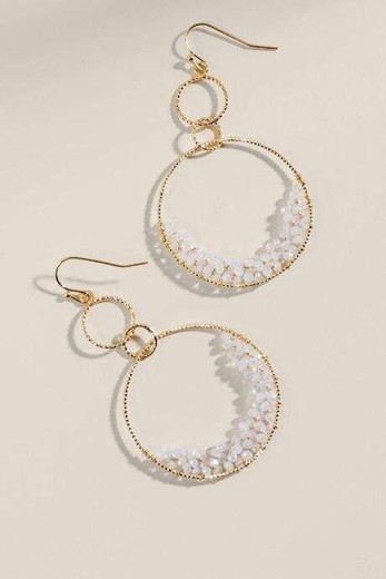 Mini diamond earrings 