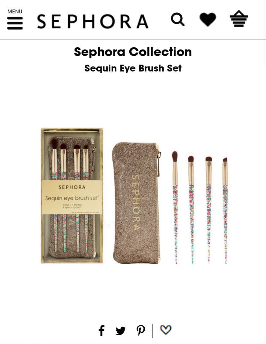 Fashion Kit de pincéis de olhos Sephora