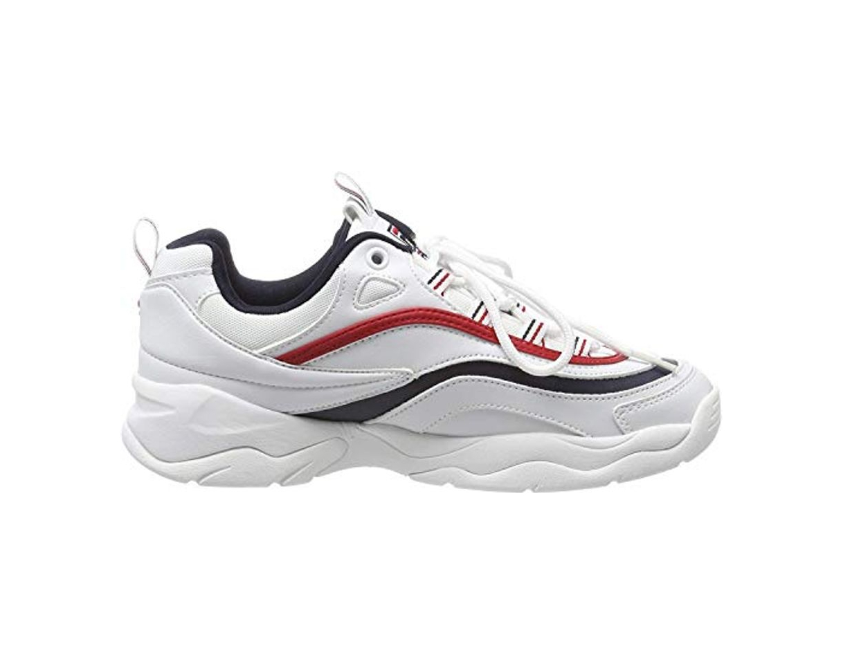 Moda Fila Ray W Calzado White/Navy/Red