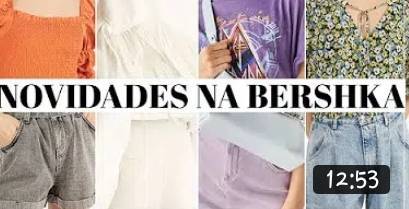 Fashion 40 coisas da nova coleção da Bershka