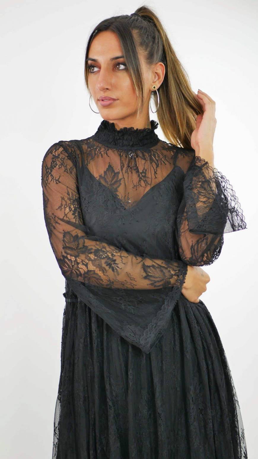 Producto Vestido Black Renda Lux

