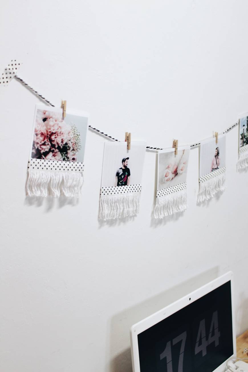 Fashion FRINGE PHOTO GARLAND