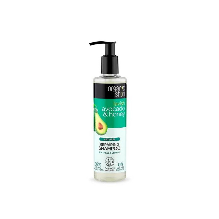 Productos Organic Shop Champô Reparador De Abacate & Mel

