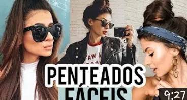 Moda 3 penteados fáceis 