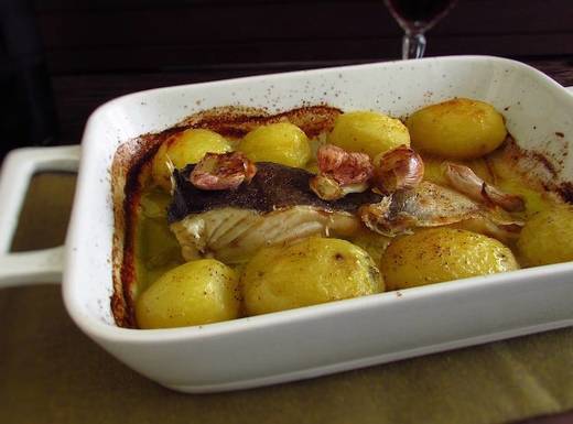 Bacalhau no forno