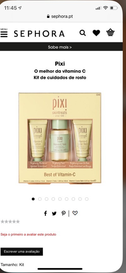 Producto Pixi glow vitamina c 