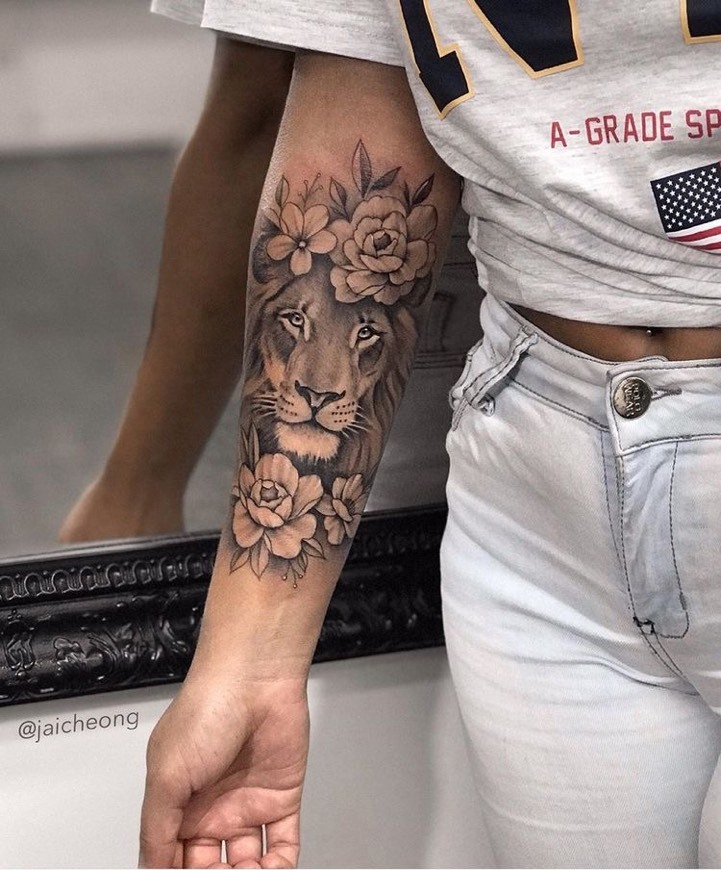 Social Tatuagem leão 
