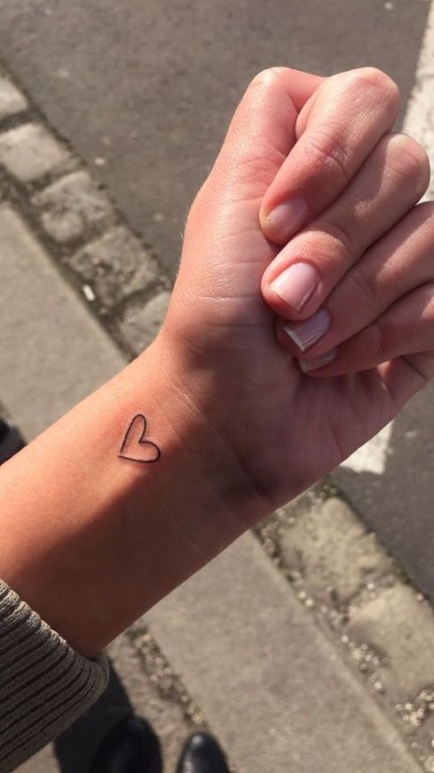 Social tatuagem coração 