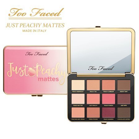 Belleza Paleta de sombras de ojos de terciopelo mate Just Peachy