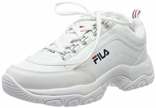 Fashion Fila Strada Low wmn, Zapatillas Altas para Mujer, Blanco