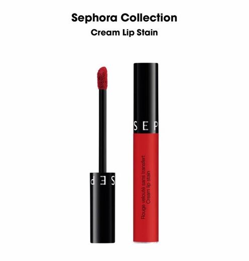 Sephora Cream Lip Stain 01 Always Red 