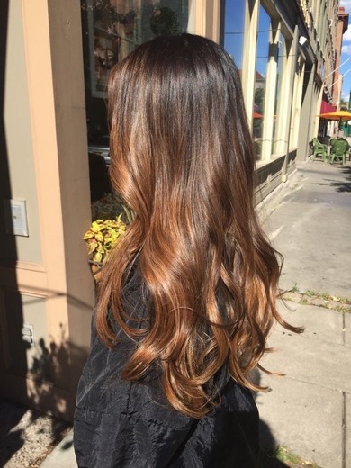 Hair balayage 