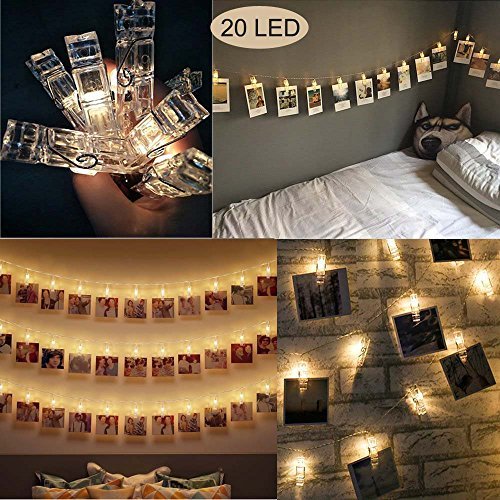 Productos Foto Clips Cadena de Luces LED - 20 Foto Clips Led 3.2