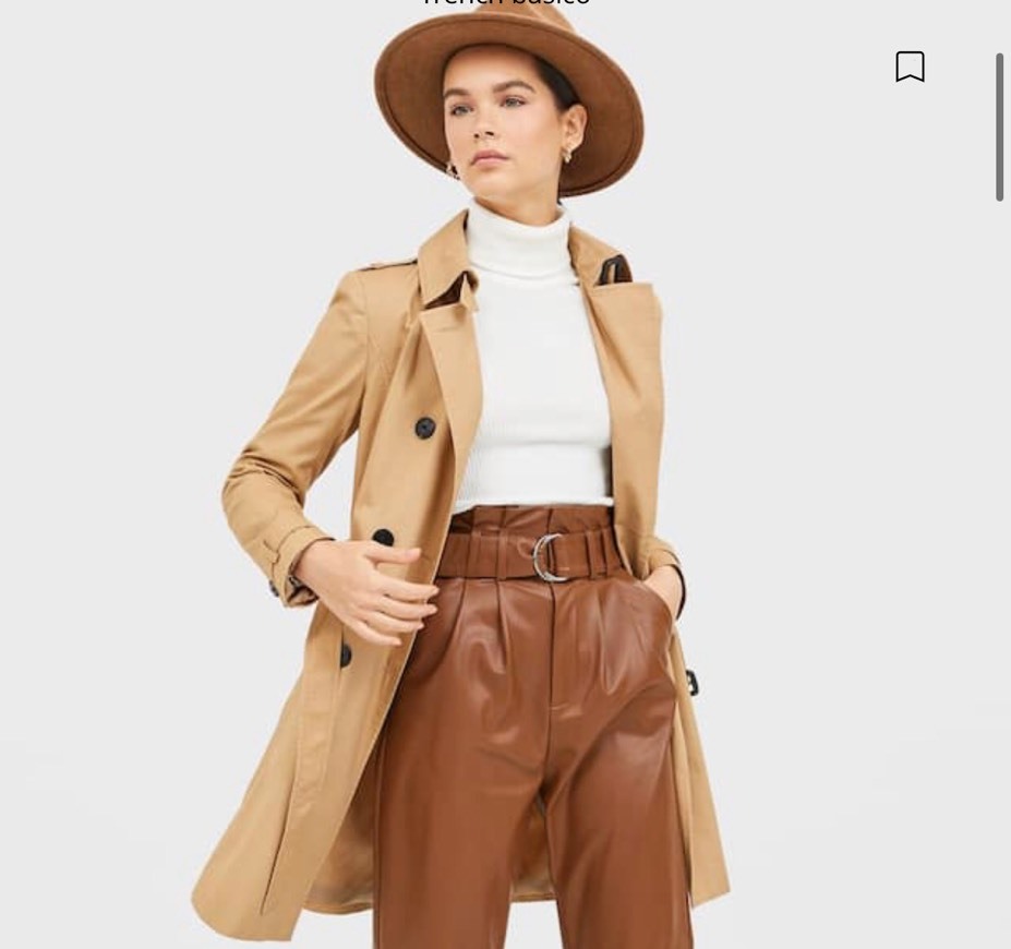 Moda Trench básico 