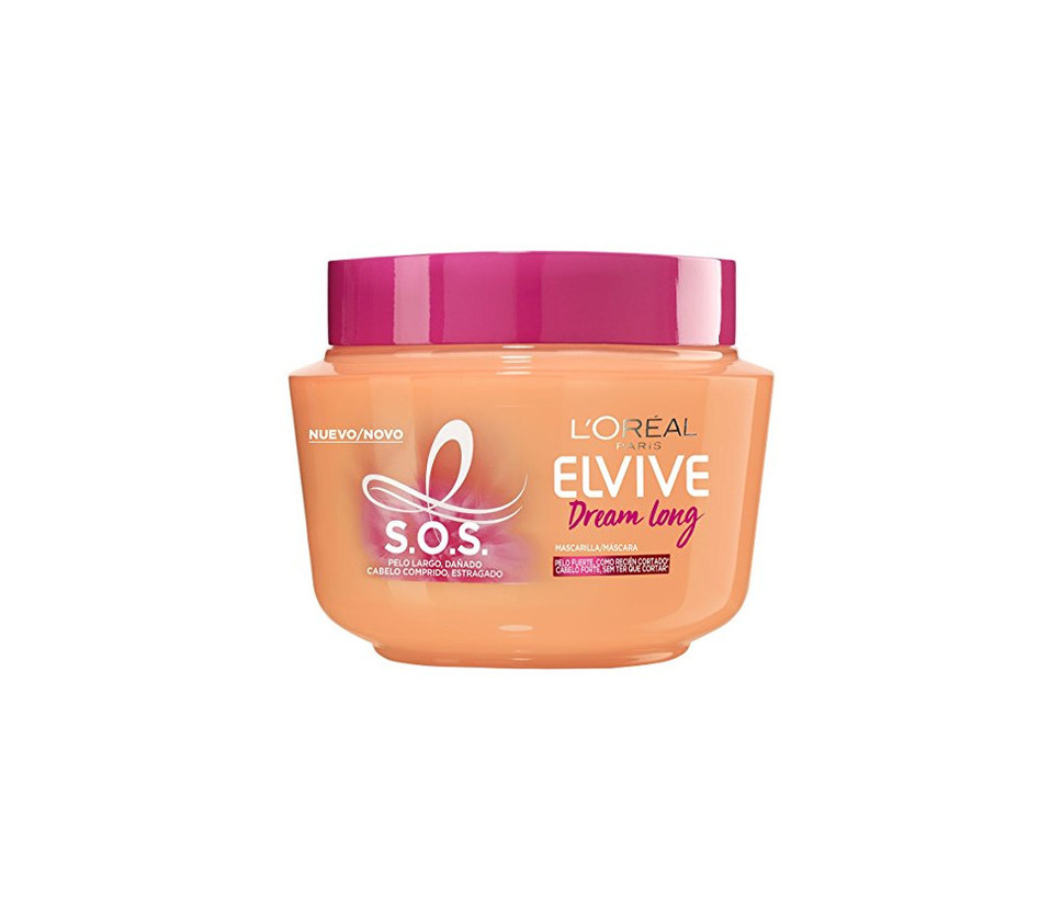 Belleza Elvive S.O.S. Dream Long Mascarilla - 3 Recipientes de 300 ml -