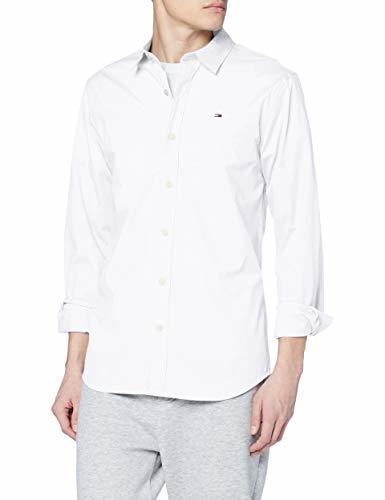 Lugar Tommy Hilfiger Original Stretch Camisa, Blanco