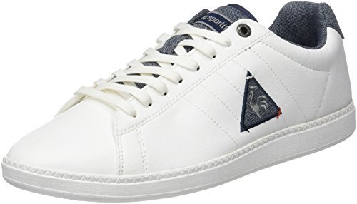 Products Le Coq Sportif COURTCRAFT S LEA/2 TONES Zapatillas Hombre, Blanc